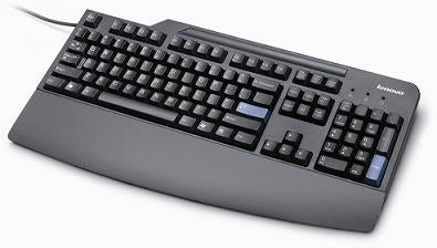 Lenovo 54Y9400 – Tastatur – kabelgebunden – QWERTY (US-INT) – mit Handballenauflage – schwarz