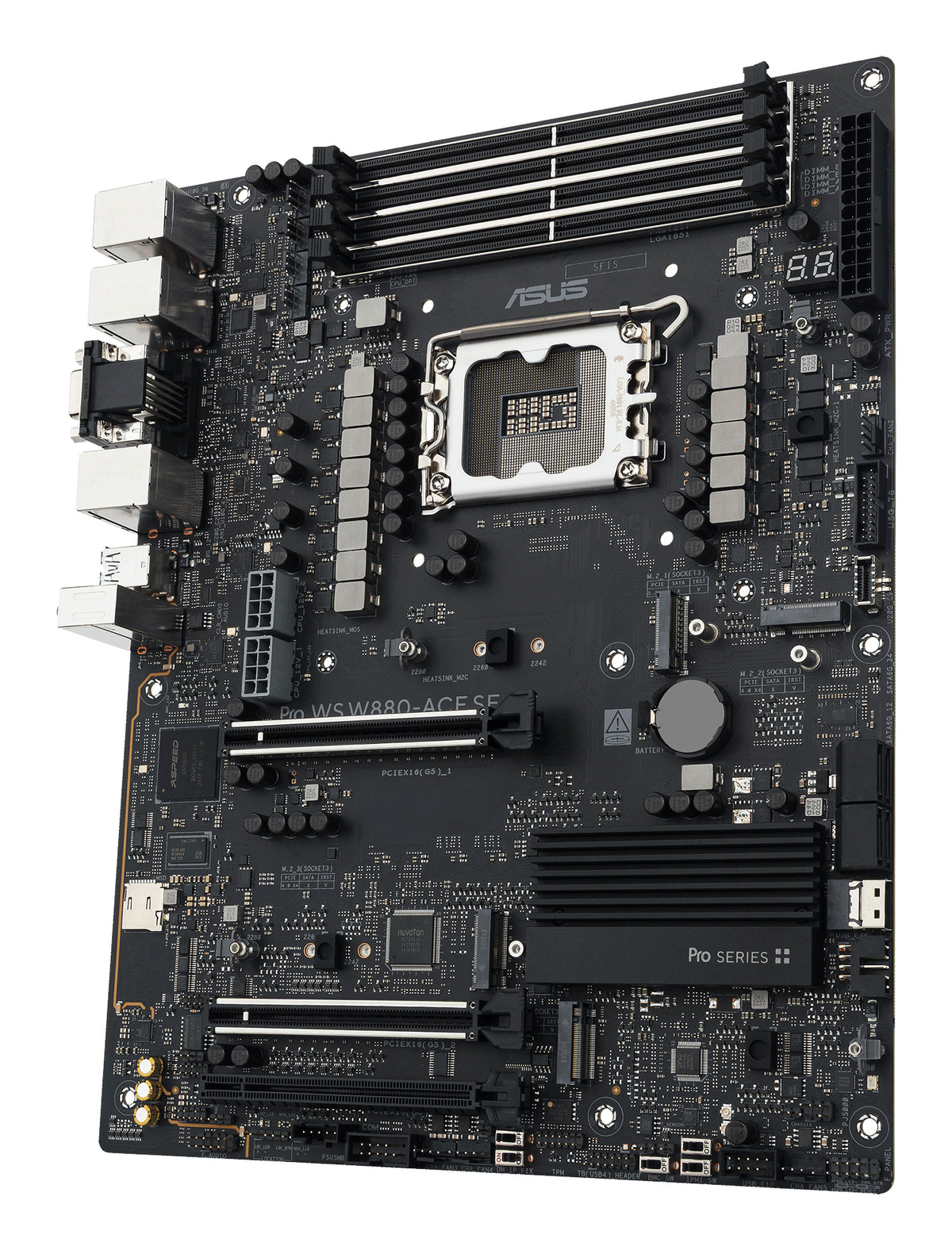 ASUS PRO WS W880-ACE SE – Mainboard – LGA 1851, W880, ATX, DDR5