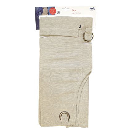 Kela Kochschürze Puro – S/M, Baumwolle/Leinen, 70×85 cm – Beige, 1 Stück