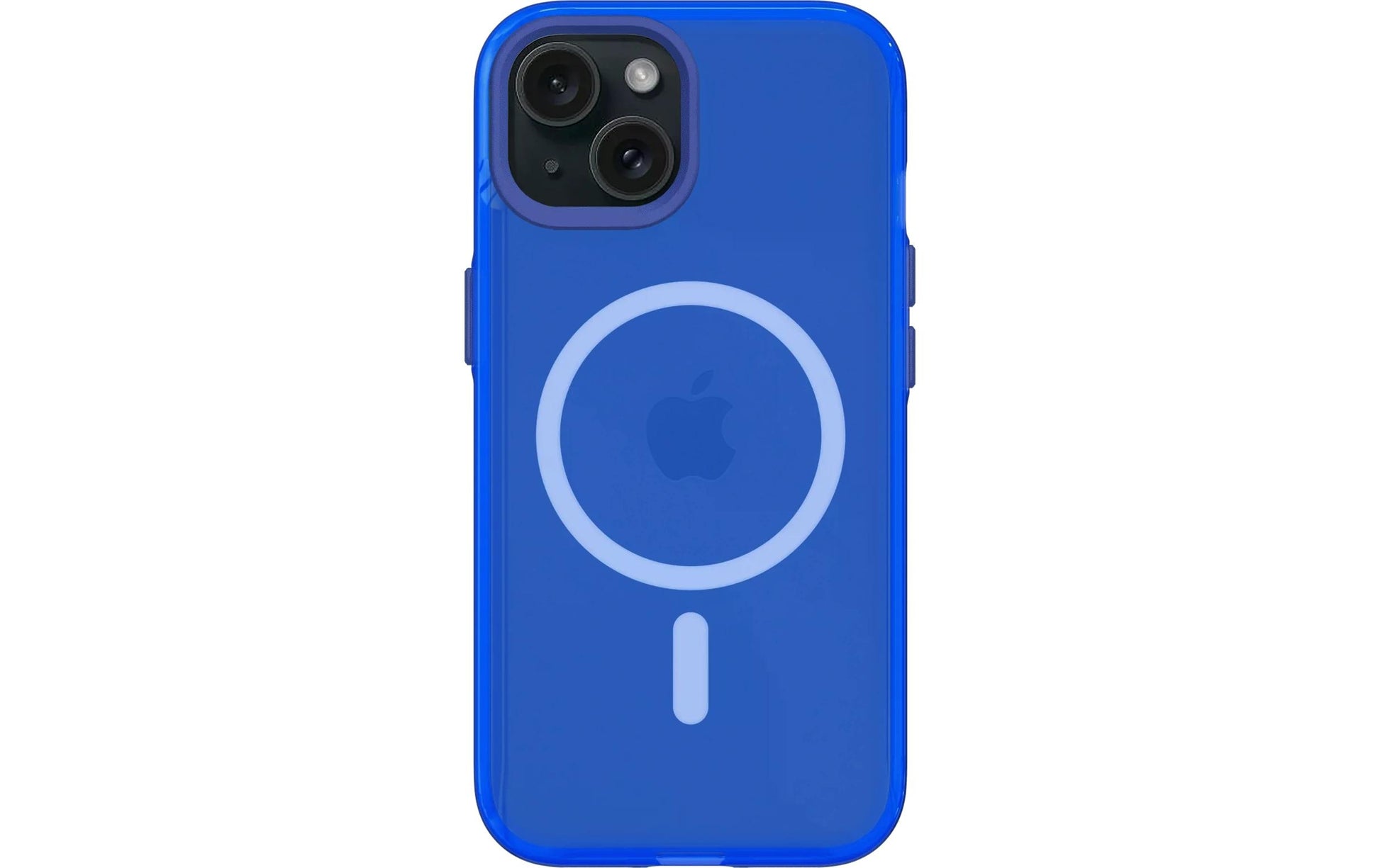 RhinoShield JellyTint Backcover – für Apple iPhone 15 – TPE+Polyester, Cyber Blue, bis 3,5 m Sturzsicher
