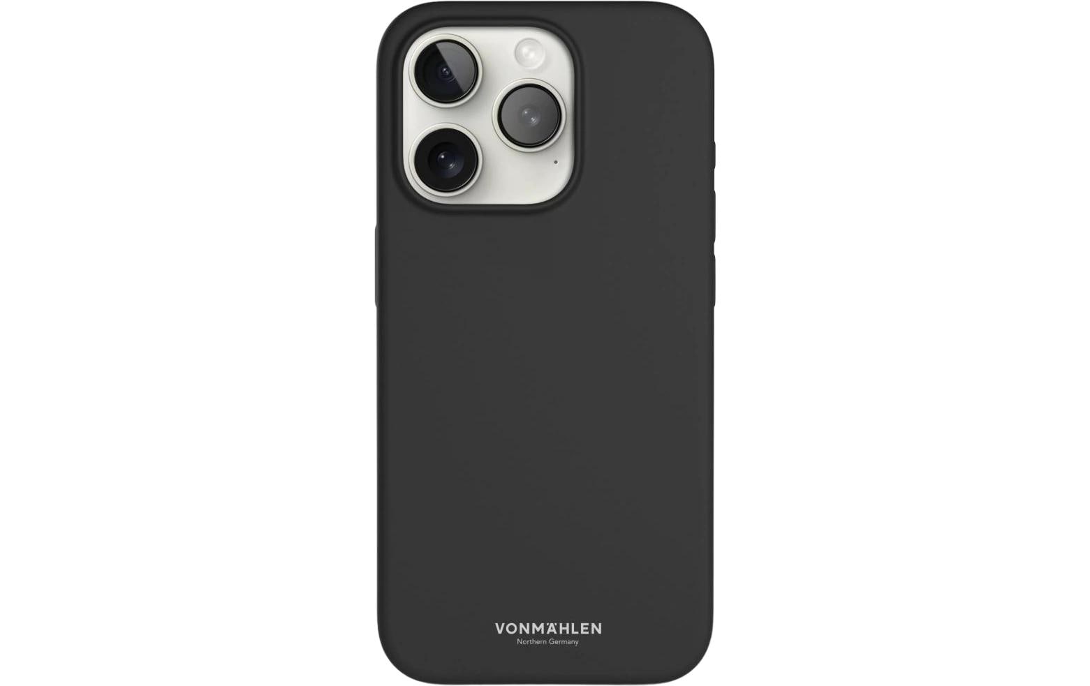Vonmählen Backcover – für Apple iPhone 15 Pro Max, MagSafe, Silikon, Schwarz