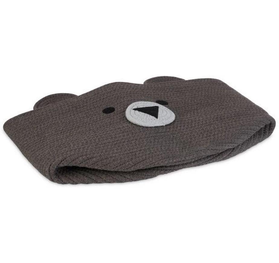 Relaxdays Aufbewahrungskorb 27 l – Baumwolle – Braun – Ø 340 × H 380 mm