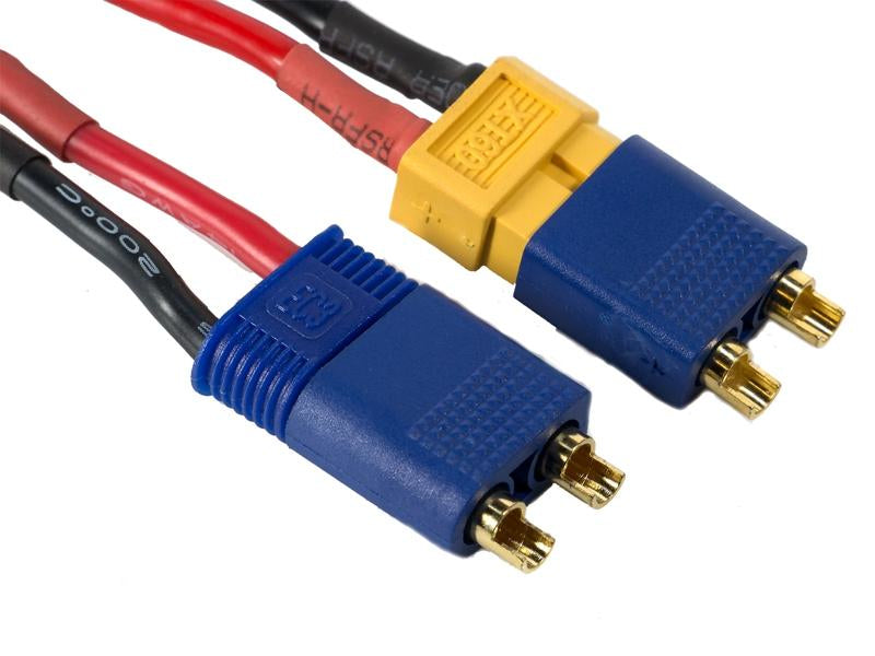 EP Product Adapterkabel, Stecker DC3 – für XT60 und EC3 – Schwarz/Blau/Rot