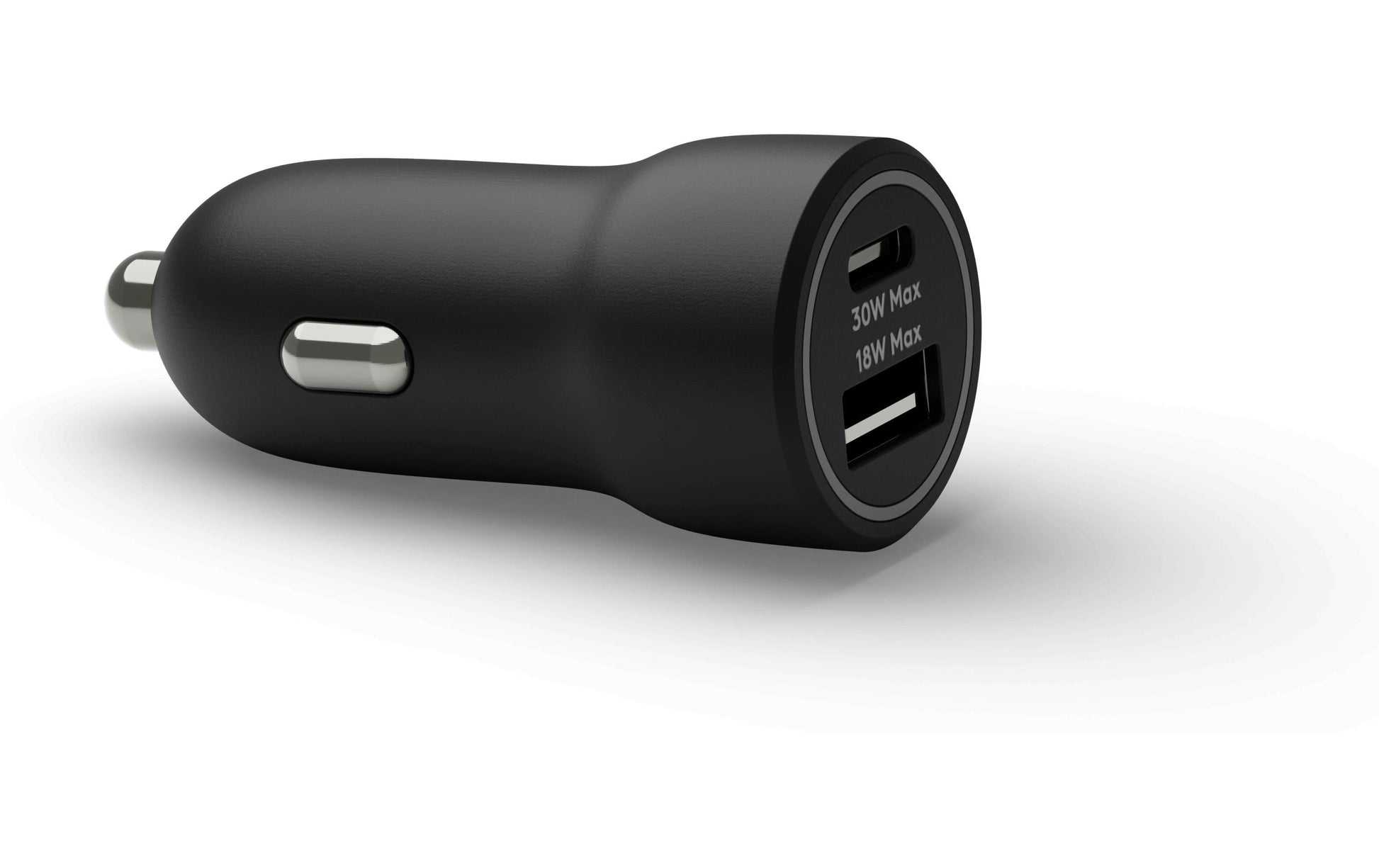 dbramante1928 Ladegerät – 30 W + 18 W, 1× USB-C + 1× USB-A, Zigarettenanzünder-Stecker – für 12–24 V Fahrzeuge