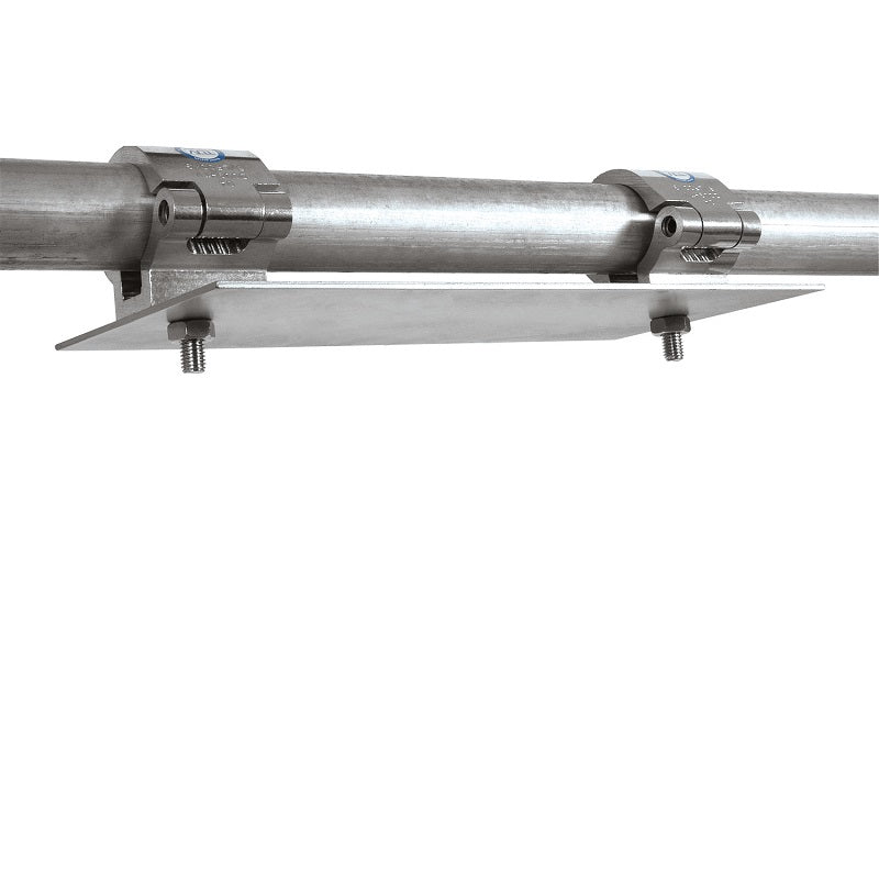 Hagor Traversenadapterplatte für Deckenhalterungen PLD/HA DH-Serie für Rohre Ø 45–90 mm, Schwarz