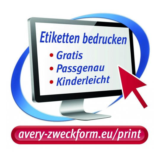 AVERY Zweckform L4732REV-10 – Etiketten A4 36 × 17 mm – Papier, weiss – wiederablösbar – Laser/Inkjet – FSC 10