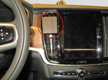 Brodit ProClip – Auto-Halterung – Center Mount (links) – für Volvo S90 (2017–2020), Volvo V90 – Schwarz