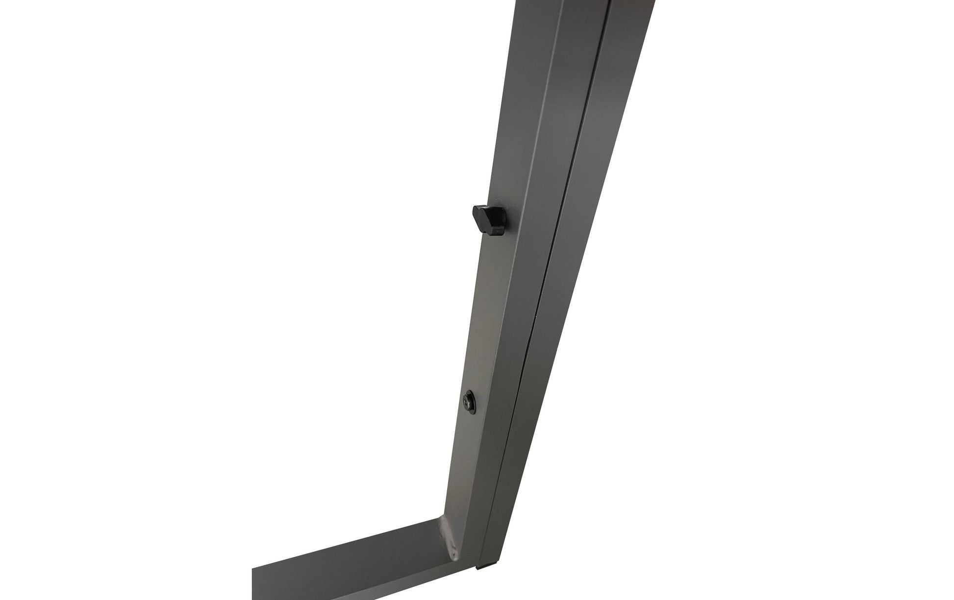 Cocon Montreux Beistelltisch – 175 × 78 × 70 cm – Polywood & Aluminium – grau/schwarz