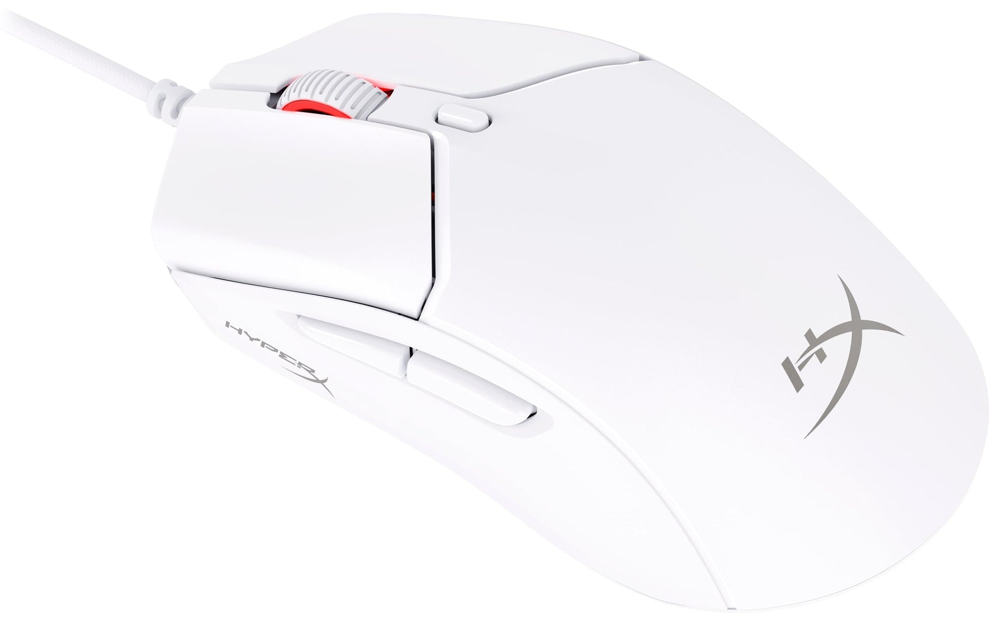 HyperX Pulsefire Haste 2 – Gaming-Maus – Kabelgebunden (USB-A), 26000 DPI, Weiss