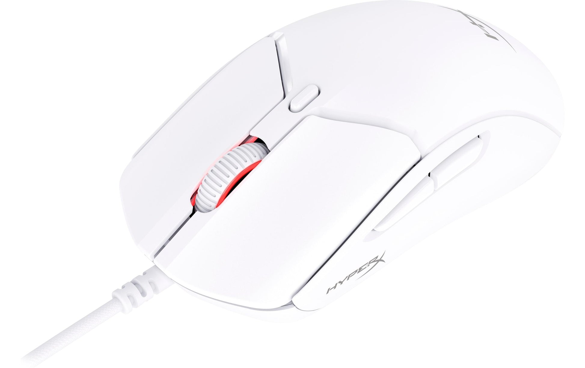 HyperX Pulsefire Haste 2 – Gaming-Maus – Kabelgebunden (USB-A), 26000 DPI, Weiss