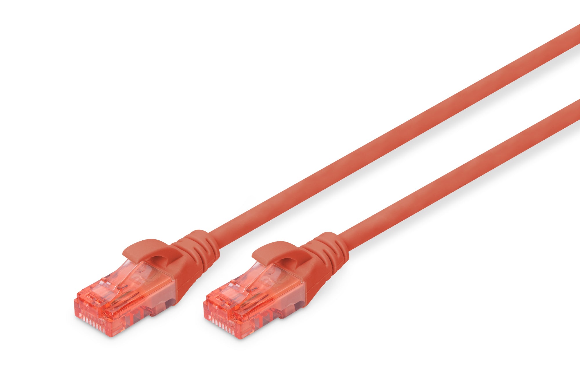 Digitus Patchkabel – 10 m, RJ45–RJ45, Rot, LSZH