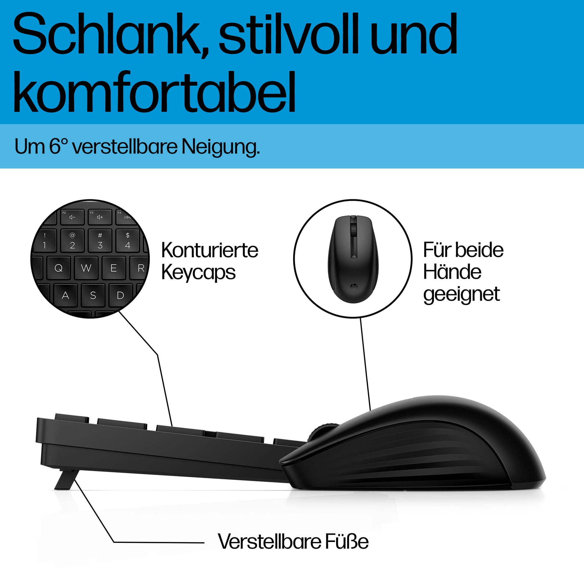 HP 655 – Tastatur, kabellos