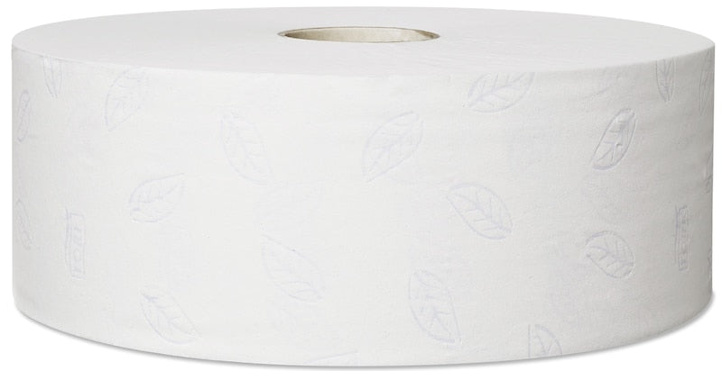 Tork Toilettenpapier Jumbo – 2-lagig, Blattgrösse 97 × 200 mm, 1800 Blatt/Rolle – für Tork T1 – 6 Rollen