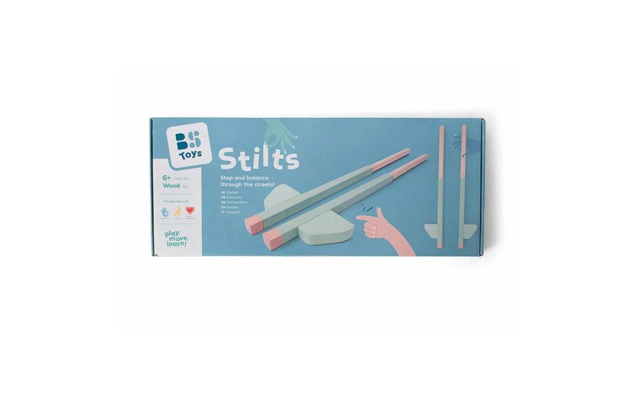 BS Toys Stelzen – 11 cm – ab 6 Jahren – Holz, grün