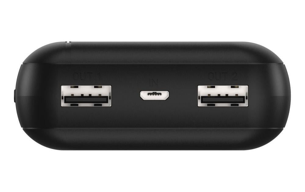 Ansmann Powerbank 20000 mAh, PD 20 W, 2× USB-A, für Smartphones, Tablets, Schwarz
