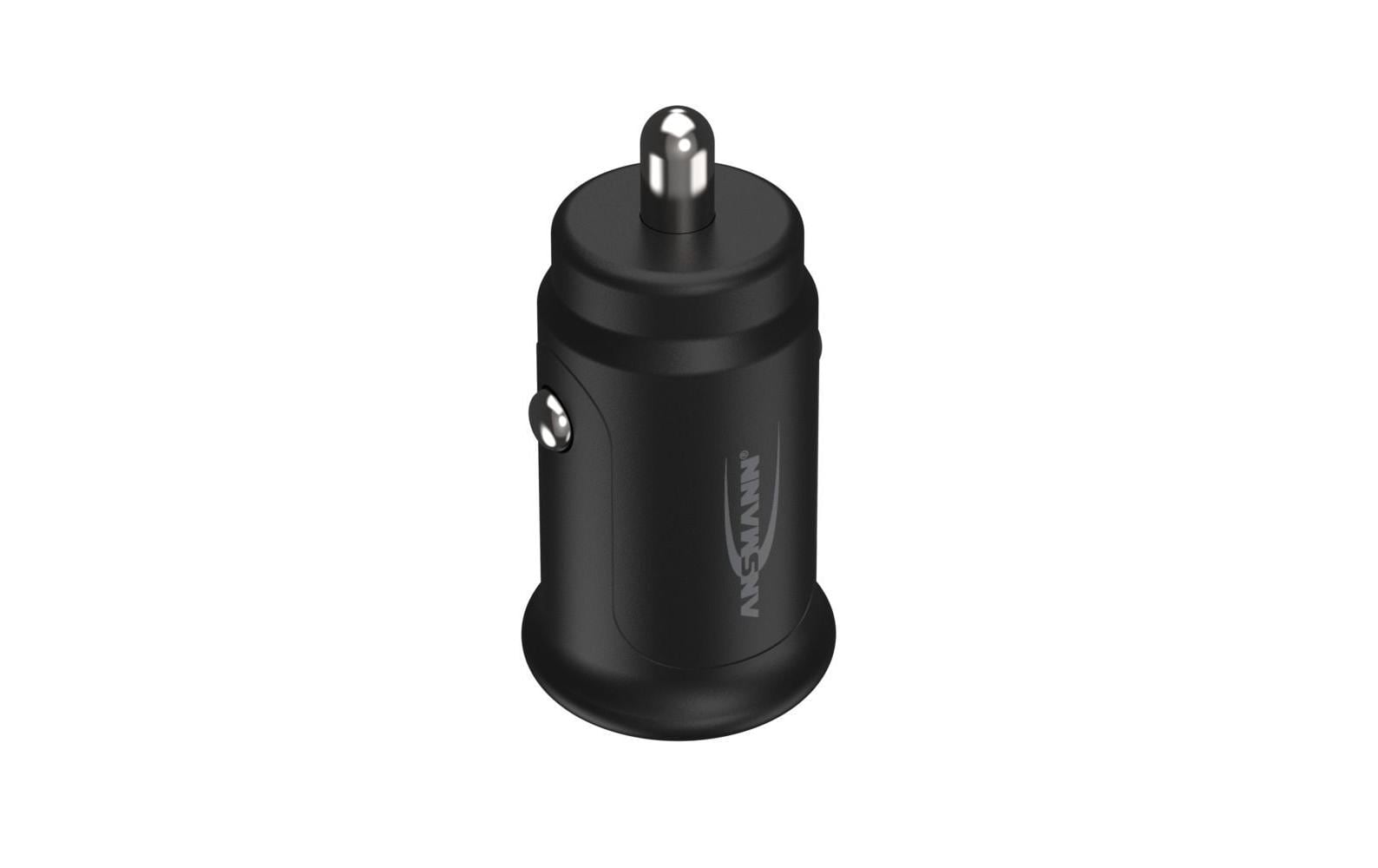 Ansmann CC212 Auto-Ladegerät 12 W – USB-A×2 – Schnellladefunktion – für 12–24 V Fahrzeugsteckdose – schwarz