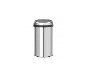 Brabantia Papierkorb – 60 l – Edelstahl – Ø 400 × H 710 mm