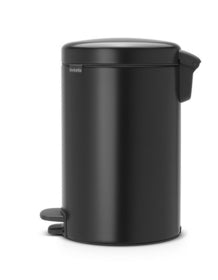 Brabantia NewIcon Papierkorb – 12 l – Edelstahl – Ø 240 × H 400 mm