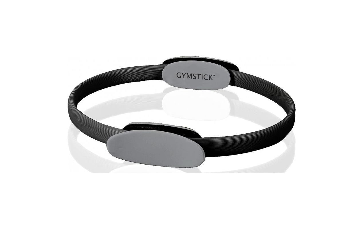 Gymstick Pilates Ring 62005, Ø 40,5 cm, Höhe 5,5 cm – Grau/Schwarz, Polyurethan (PU)/Glasfaser/EVA