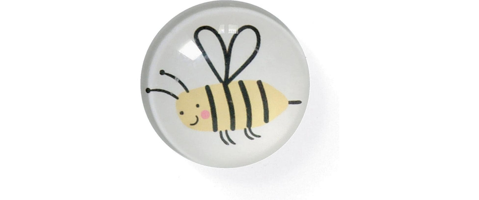 Zeller Present Magnet-Set Insekten – 4-teilig – Ø 2,5 × 0,8 cm – Magnet & Kunststoff, mehrfarbig