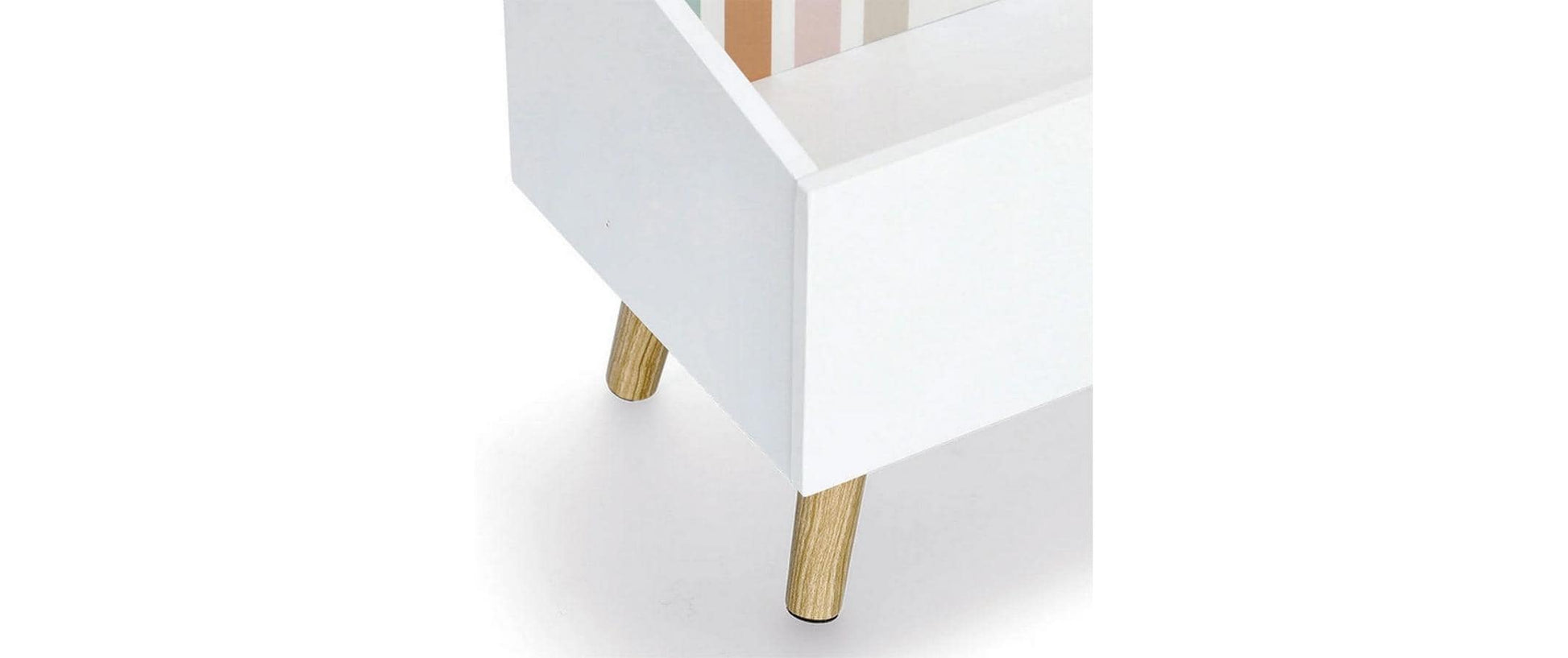 Zeller Present 13538 Rainbow Truhe – MDF/Holz – Mehrfarbig/Weiss – 280 × 520 × 580 mm
