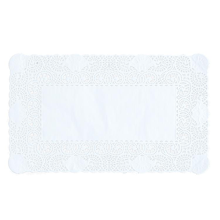 Tortenspitzen, Papier, 35 × 46 cm, weiss – 250 Stk.