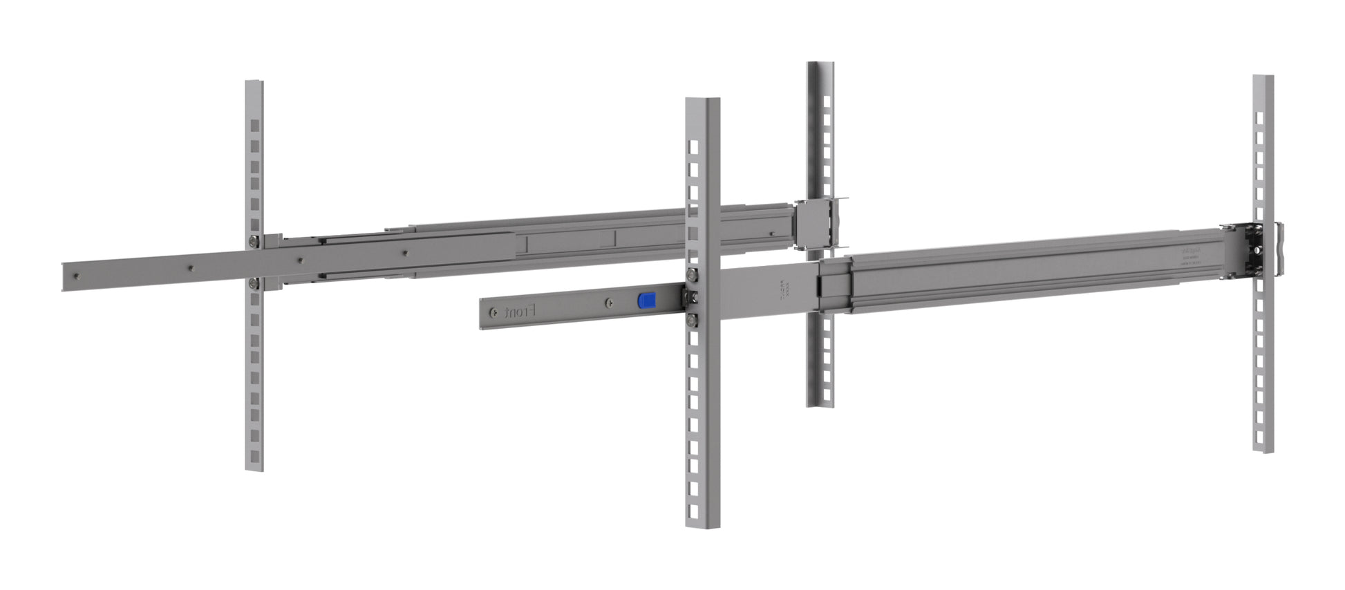 Ubiquiti UACC Rack-Schienen Slide – Regal-Schiene, für USW-Pro-XG/Pro-HD Modelle, 45 kg, Tiefe 60–106,6 cm, Grau