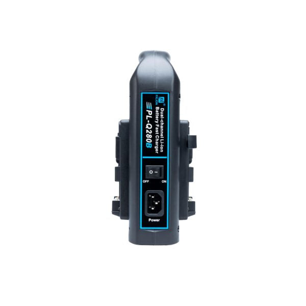 Fxlion PL-Q280B Netzteil (AC-Ladegerät) – 67,2 W, 2 Kanäle – für V-Mount-Batterien