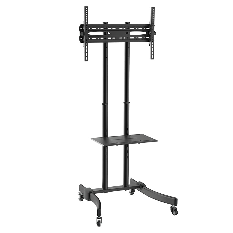 LogiLink TV-Wagen – 37–70" – VESA 200×200–600×400 – bis 40 kg, Höhenverstellbar, mit Rollen – BP0026