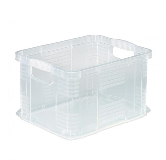 Rotho Systembox Agilo – Kunststoff, transparent, 39 × 21,5 × 29 cm
