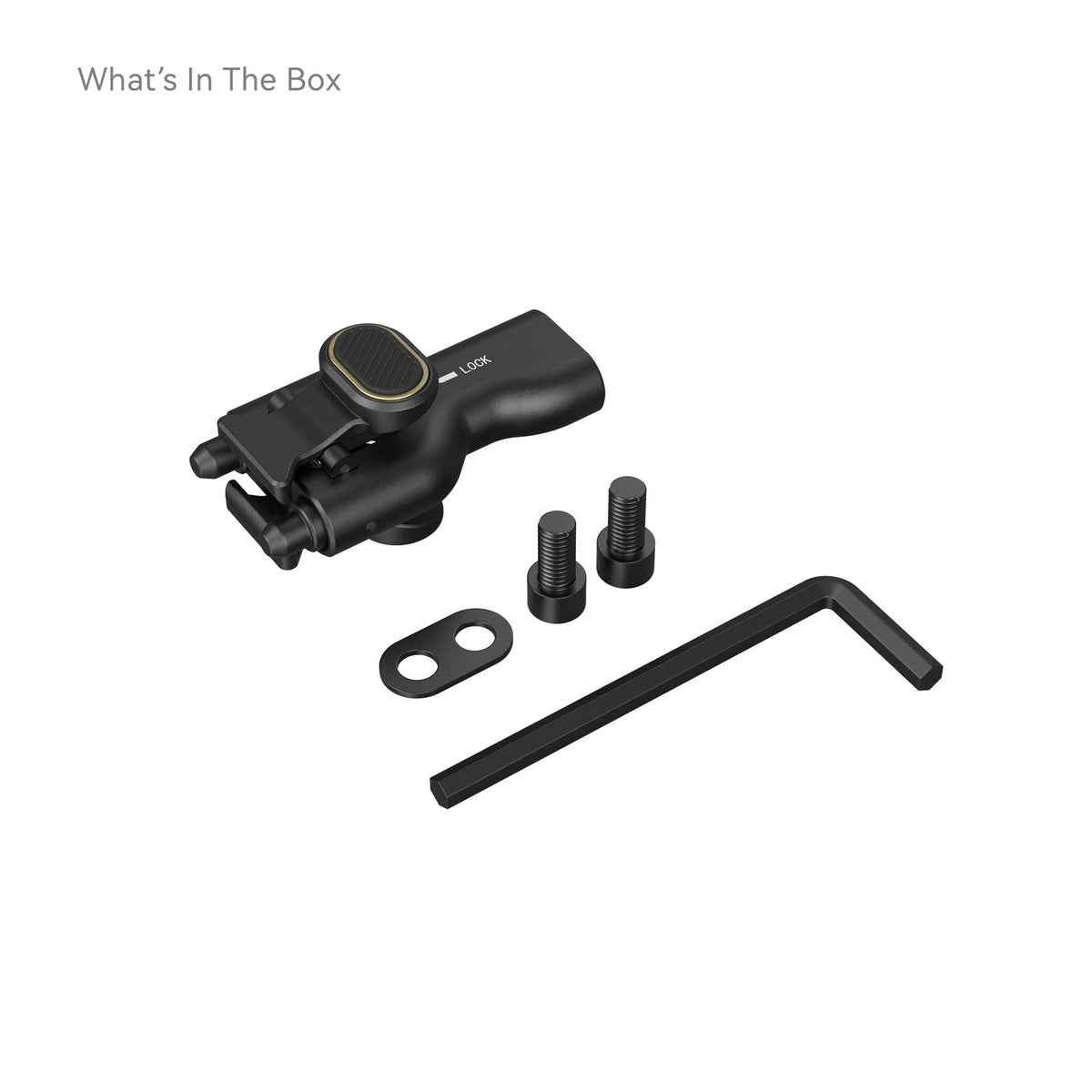 SmallRig 4404 Adapter – Aluminium, 53,2 × 28 × 27,8 mm – für viele Kameras – Schwarz/Gold