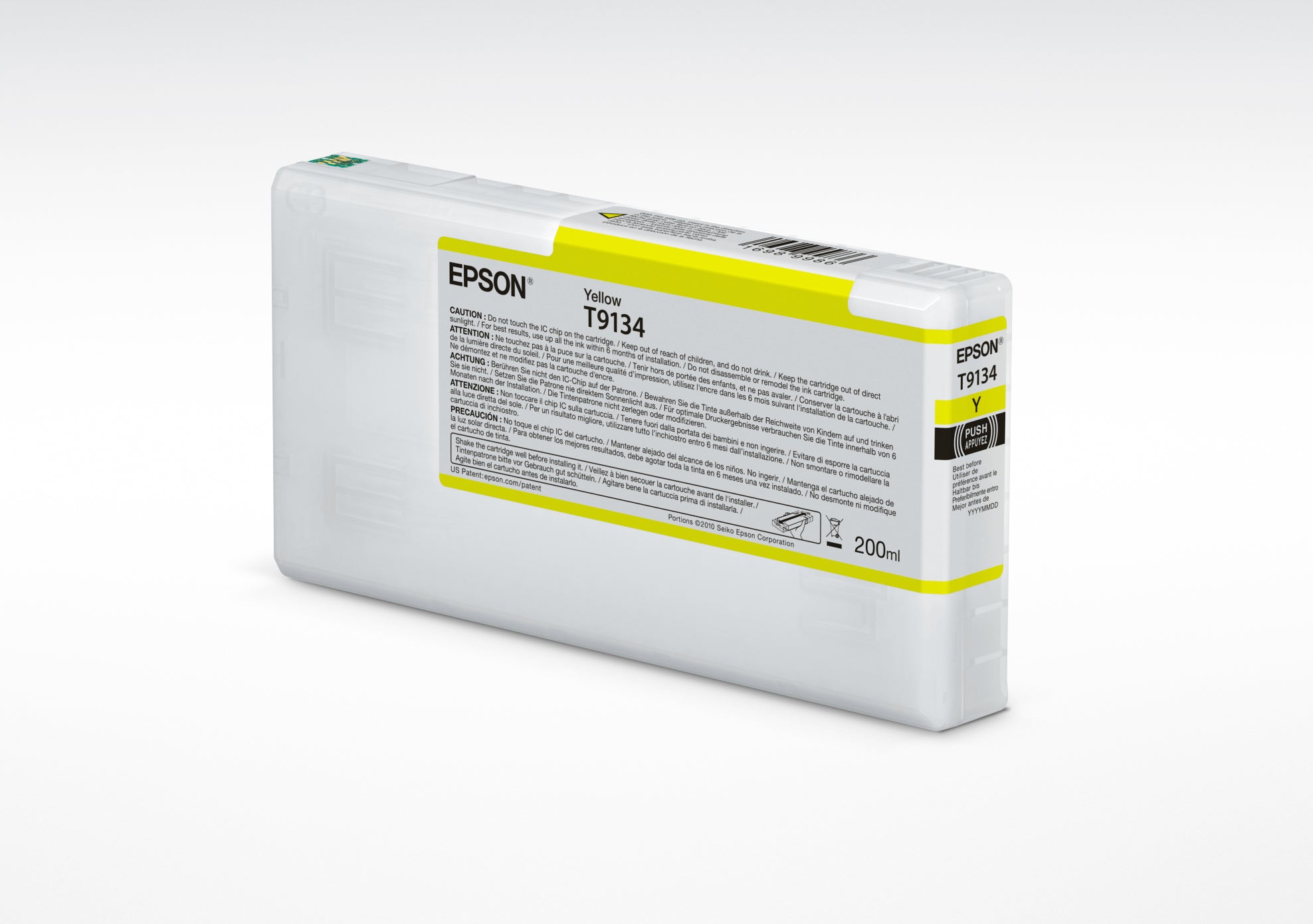 Epson Tintenpatrone T913400, Gelb, 200 ml – für SureColor SC-P5000