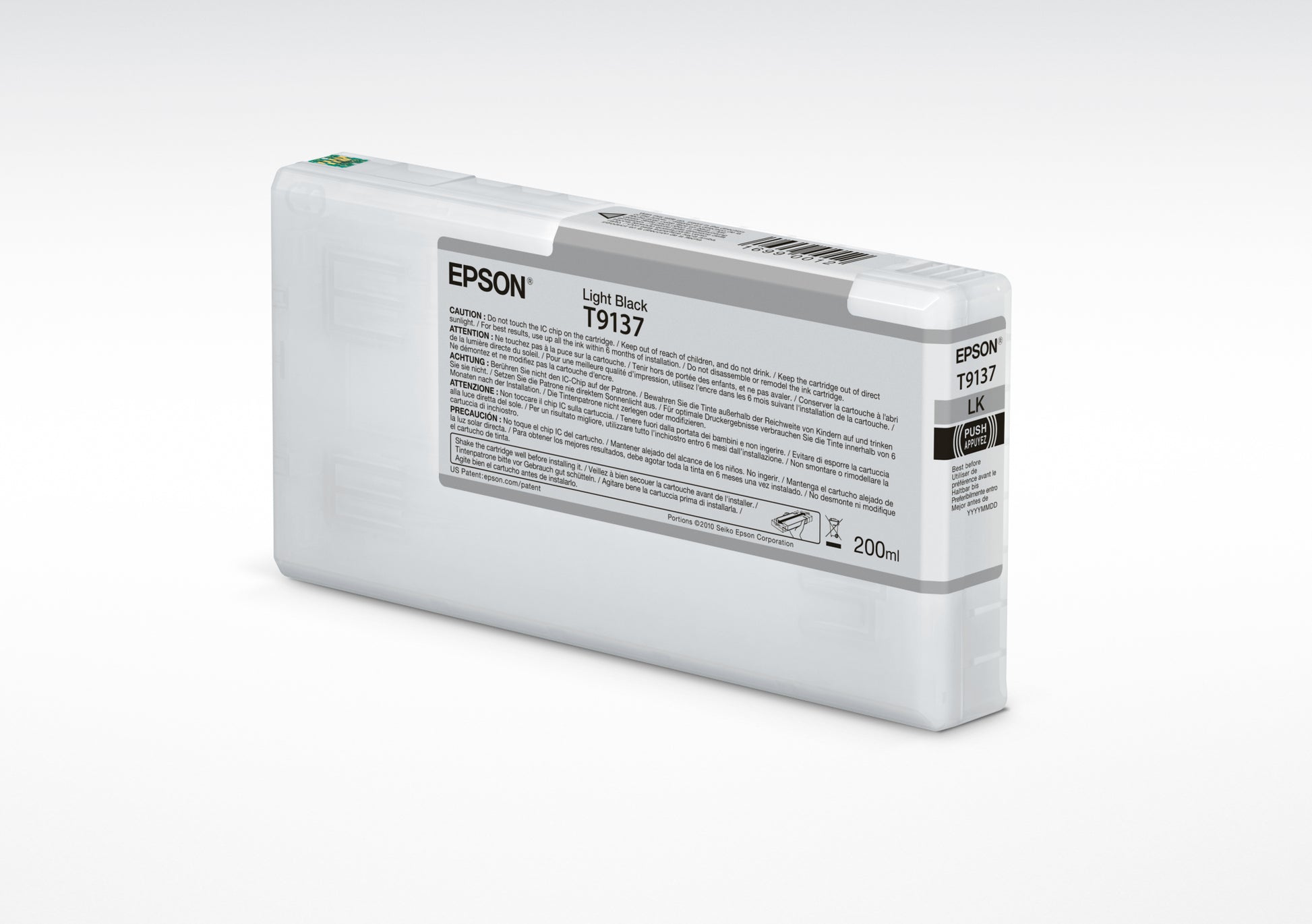 Epson Tintenpatrone T9137, Grau, 200 ml – für Inkjetdrucker/Multifunktionsgeräte