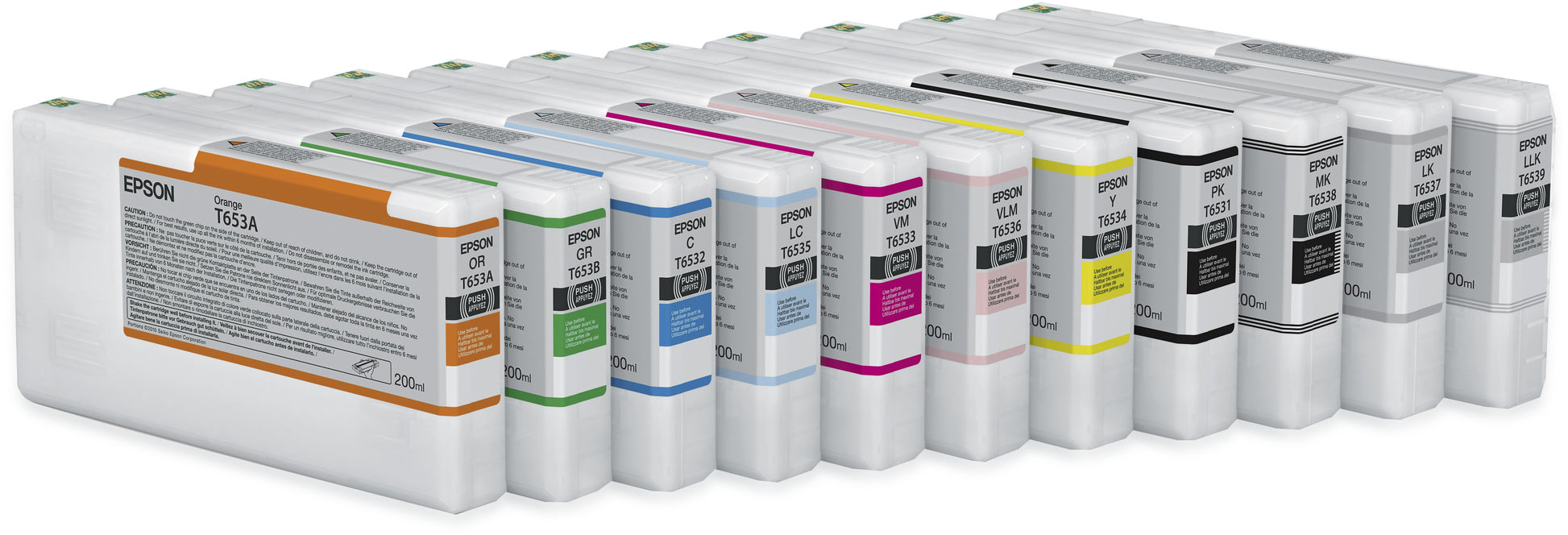 Epson Tintenpatrone T6539, Schwarz, 200 ml