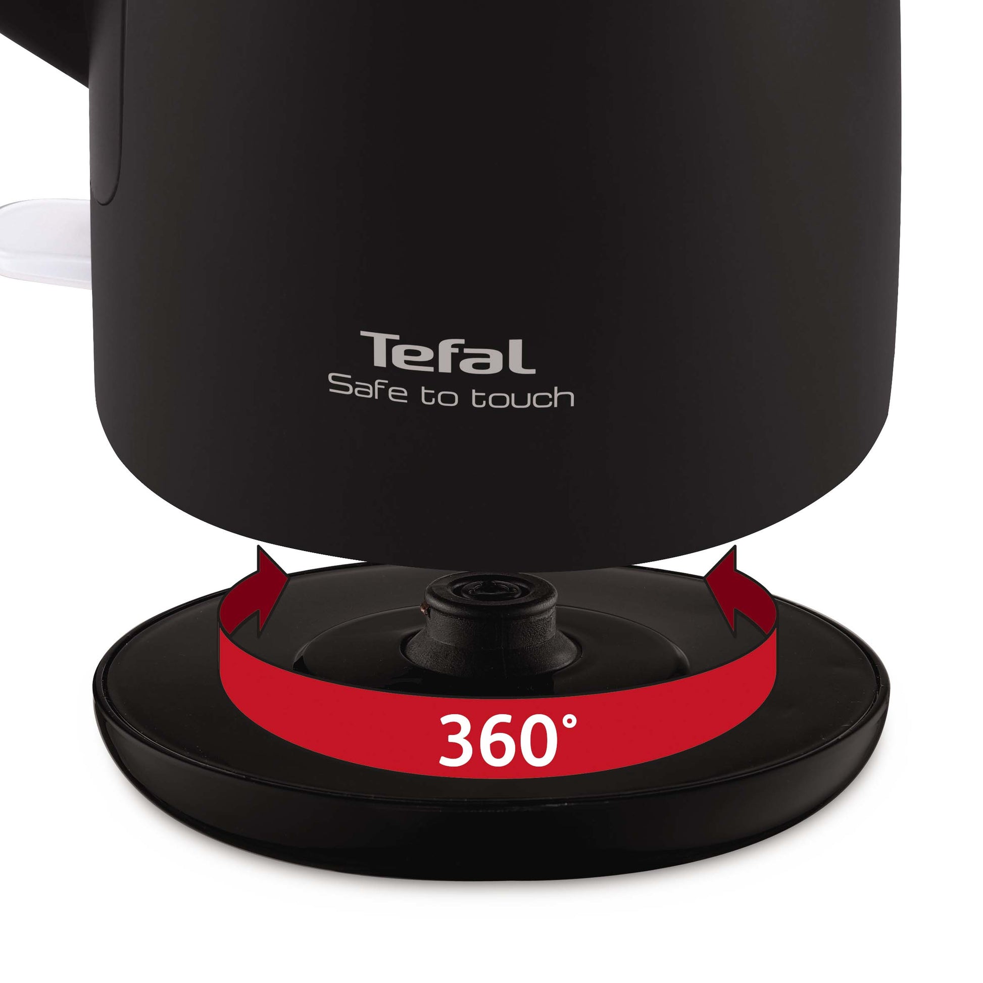 Tefal Wasserkocher 1,5 l, Warmhaltefunktion, 2400 W, Metall, Schwarz
