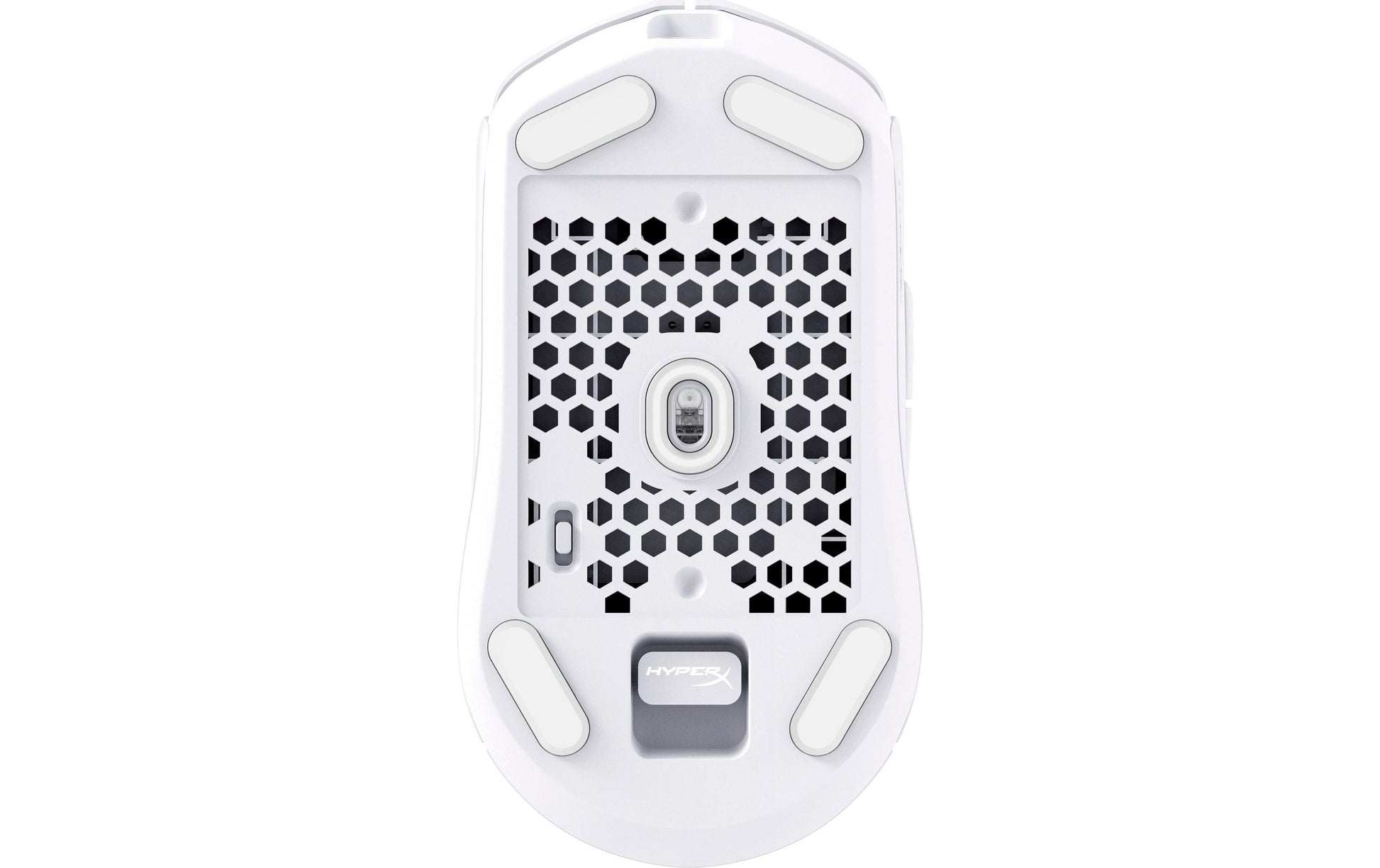 HyperX Pulsefire Haste 2 Gaming-Maus – kabellos, 1000 Hz, 6 Tasten, für Rechtshänder, Daumentaste, Weiss