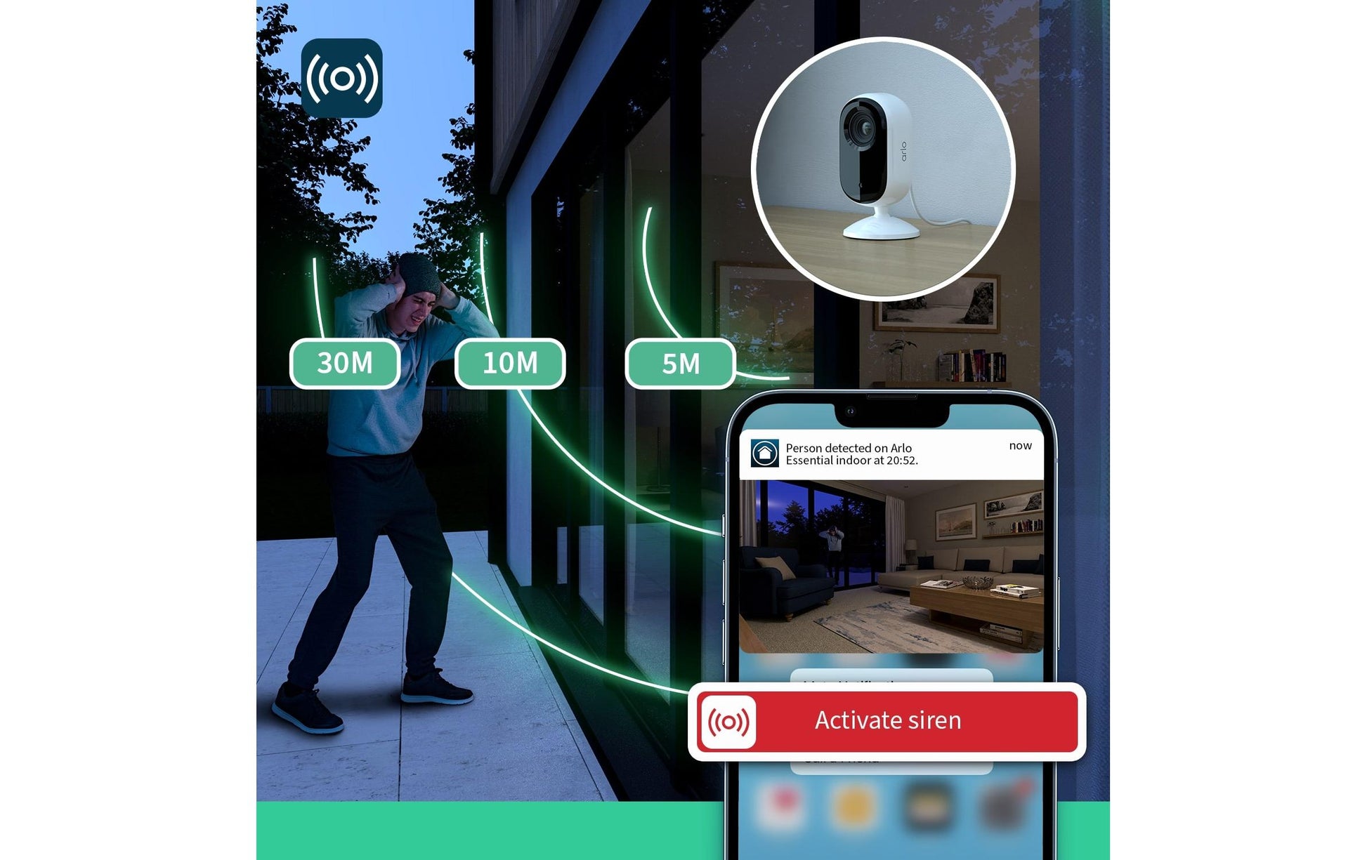 Arlo Essential 2 Innenkamera – 2K, 2er-Set
