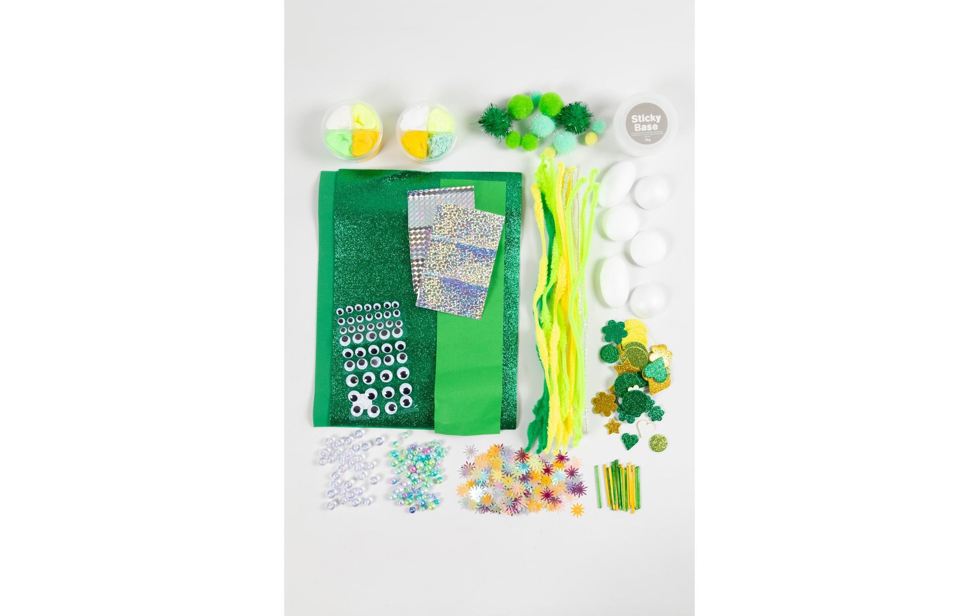 Creativ Company Bastelset – Monster – 16-teilig – ab 4 Jahren – Mehrfarbig