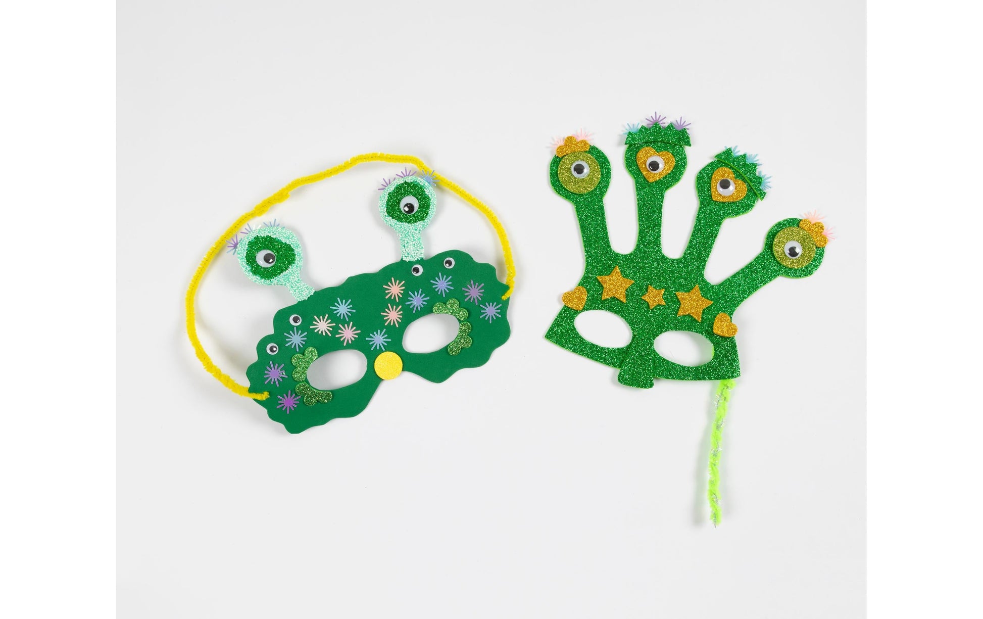 Creativ Company Bastelset – Monster – 16-teilig – ab 4 Jahren – Mehrfarbig