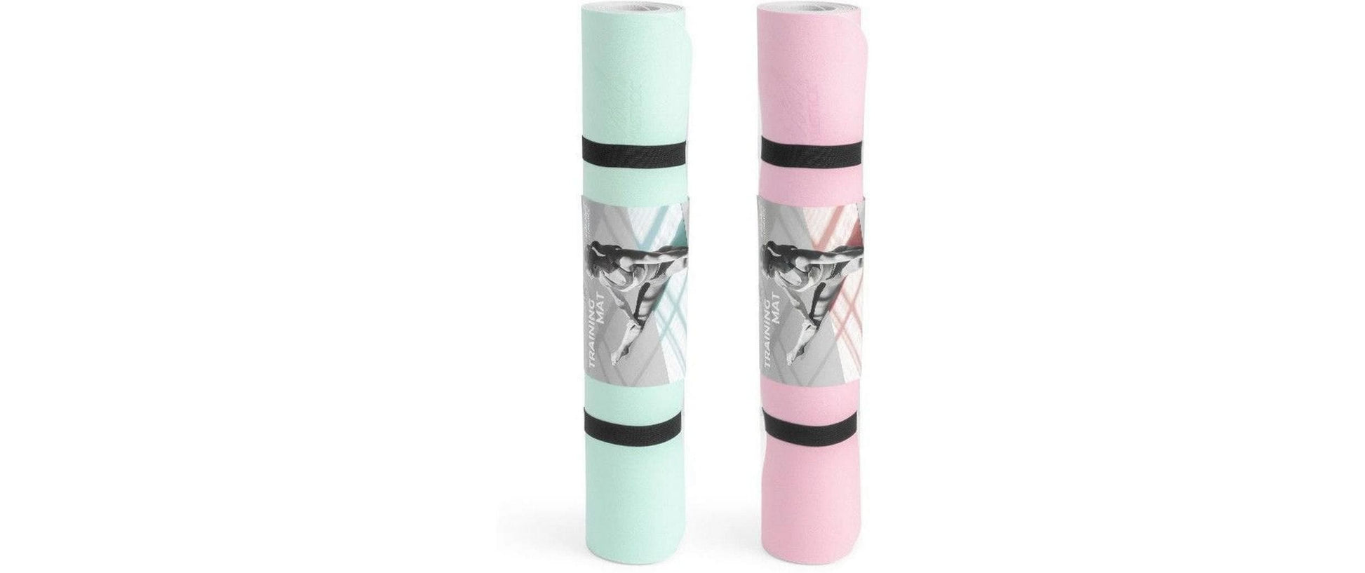 Gymstick Vivid – Trainingsmatte, 170 × 60 × 0,4 cm – Rosa, TPE/EVA