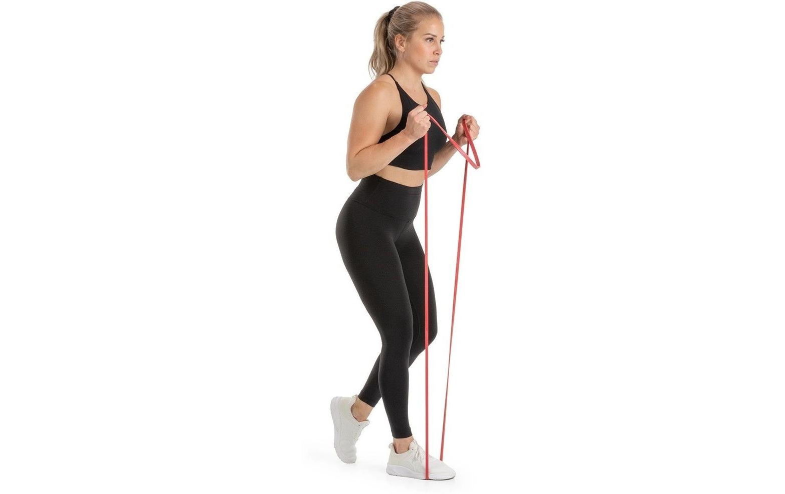 Gymstick Power Band 61111, 104 cm, Leicht – Rot, Latex