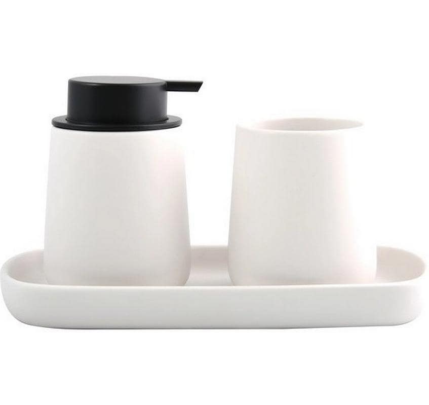 MSV Seifenschale Maonie – 25,7×11,5×2,8 cm, Keramik, Weiss matt