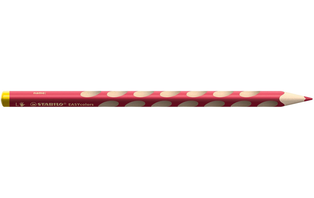 STABILO EASYcolors L Farbstift – Karminrot, ergonomisch