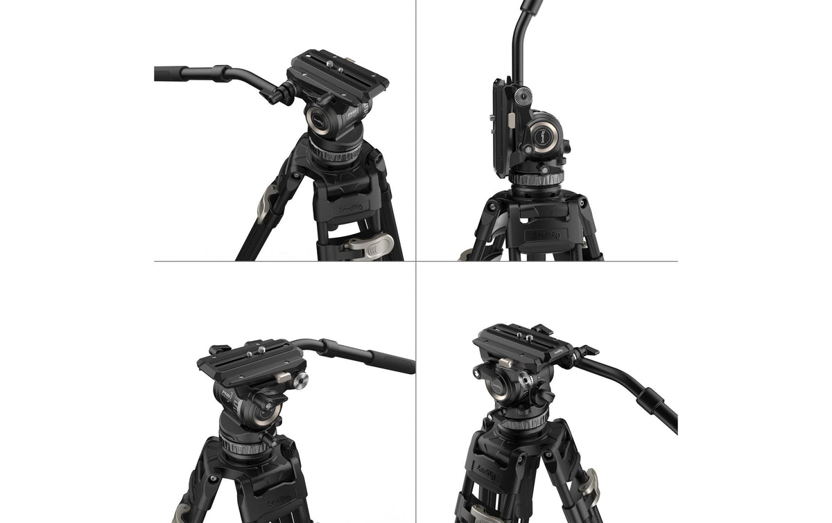 SmallRig FreeBlazer Kit AD-Pro8 Dreibeinstativ – 196 cm, Traglast 8 kg – für Manfrotto 501PL