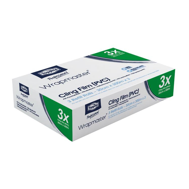 Wrapmaster – Frischhaltefolie 30 × 300 m, PVC