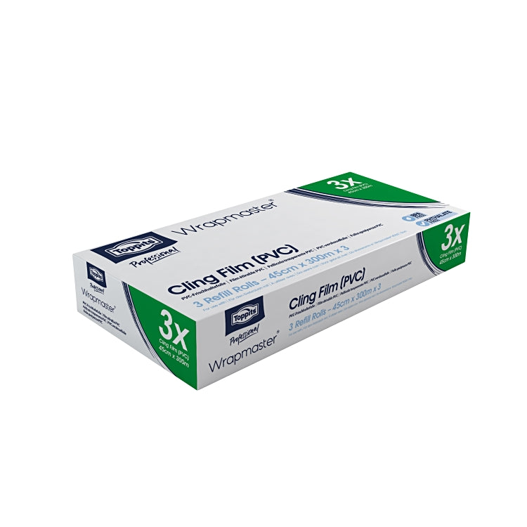 Wrapmaster – Frischhaltefolie 45 cm × 300 m, PVC