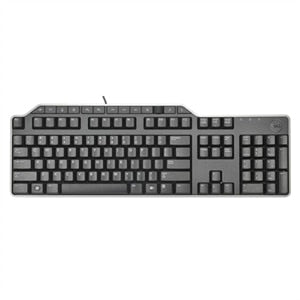 DELL KB-522 – Tastatur – kabelgebunden, USB – AZERTY (FR) – schwarz – mit Handballenauflage