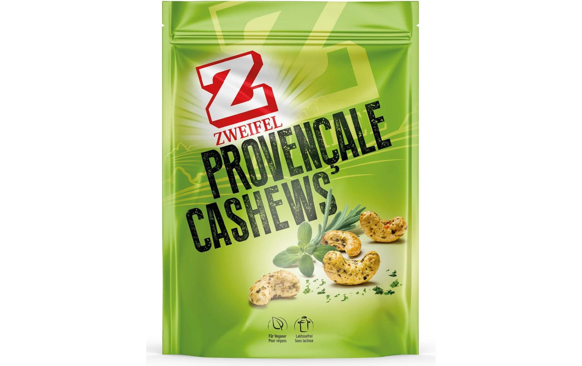 Zweifel Cashewkerne – Provençale, geröstet & gewürzt – 115 g