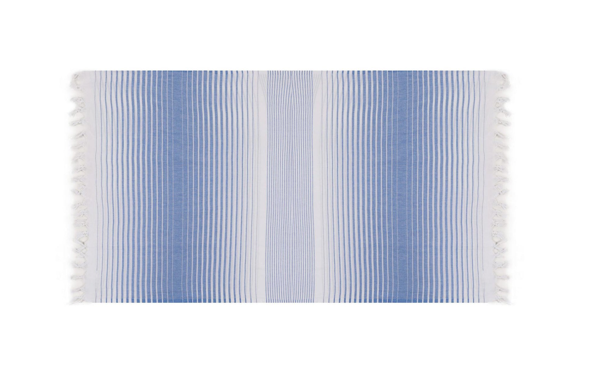 Foutastic Badetuch 192DCH1541 – 90×180 cm, 100% Baumwolle, 114 g/m², Blau, Weiss