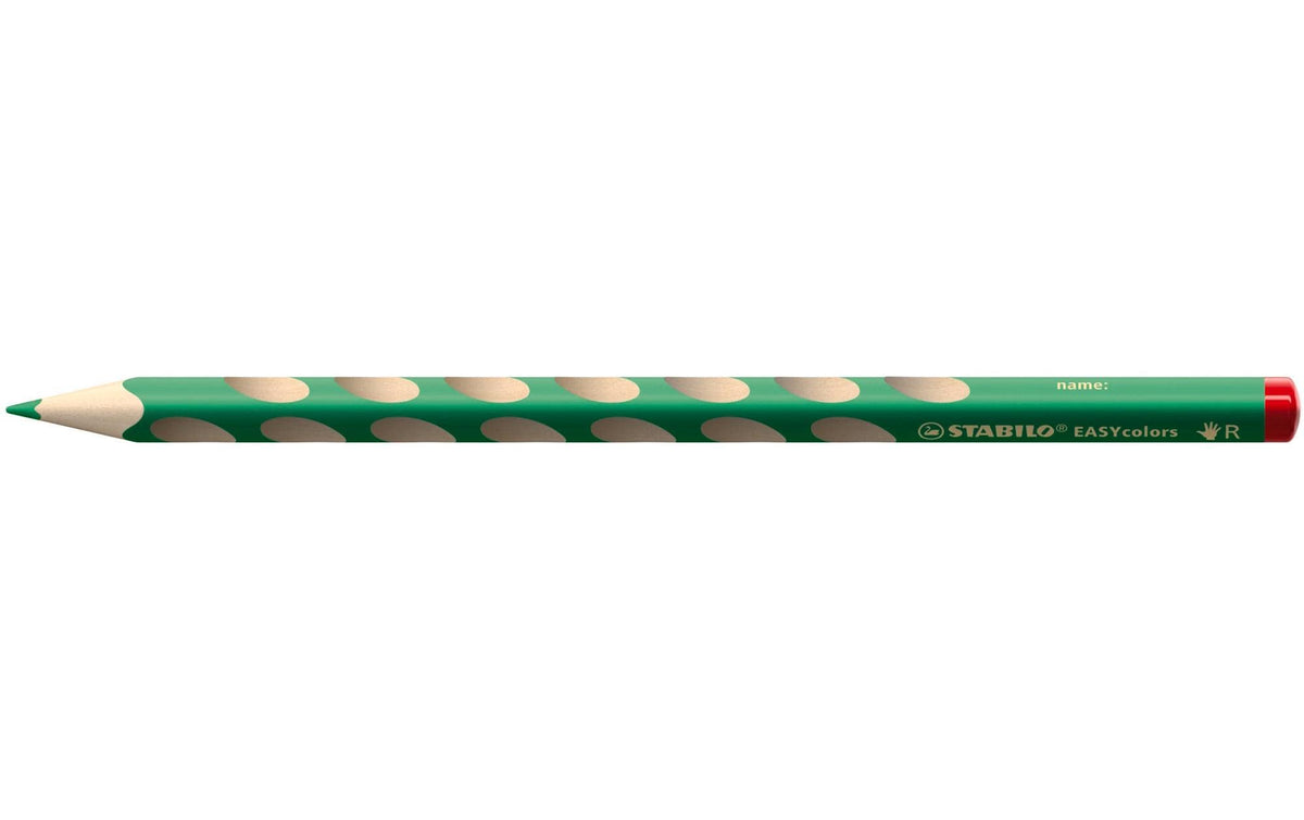 STABILO Buntstifte EASYcolors – Minen‑Ø 4,2 mm, Einzelstift Hellgrün, mit Spitzer